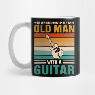 Never underestimate an old man with a saXOPHONE Mug